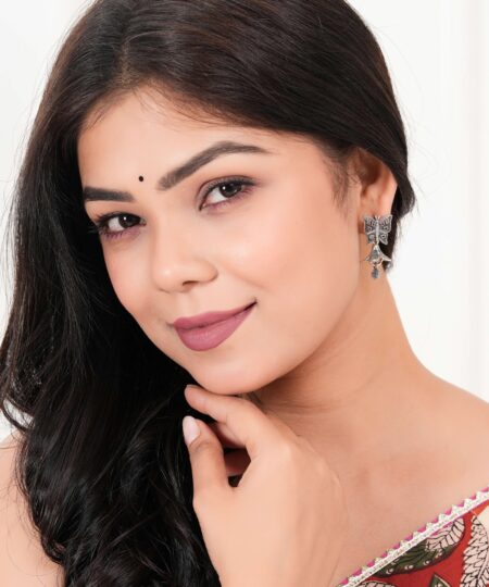 Women's Indian Bollywood Stylish AZ838-OXidised Jhumki Traditional Ethnic Earrings for Women - Unique Design