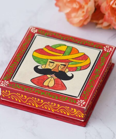 Rajasthani Wooden tea coaster